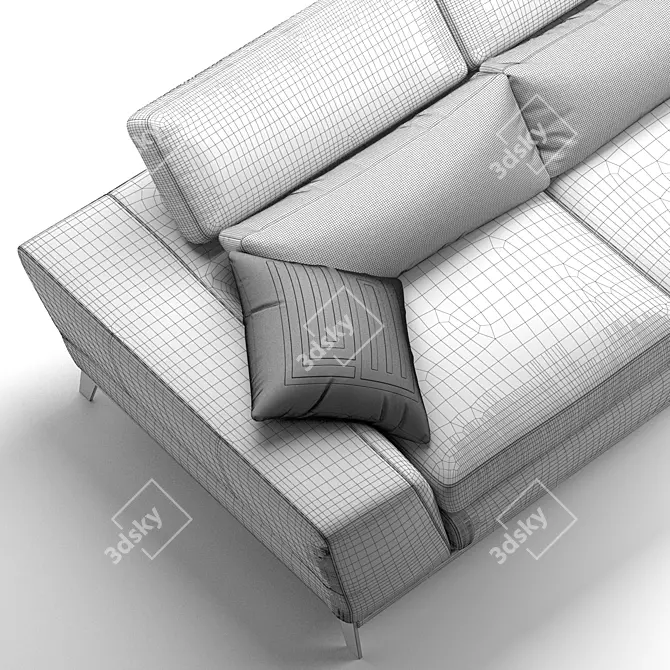 Estelio Boomer Modular Sofa 3D model image 3