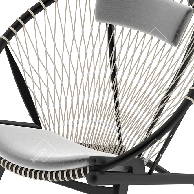 PP130 Circle Chair - Modern Elegance 3D model image 2