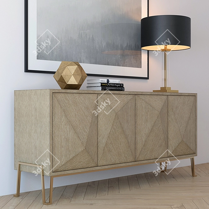 Highland Cabinet | Eichholtz Chest of Drawers 3D model image 2