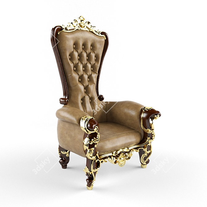 Elegant French Baroque Throne
(Note: 3dsmax 2013 and Vray do not need to be included in the title as 3D model image 1