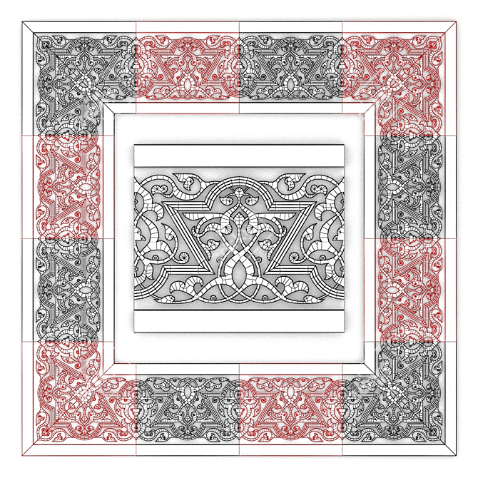 Arabesque Artistry 3D model image 3