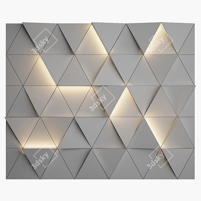 Versatile Wall Panel Set 3D model image 3