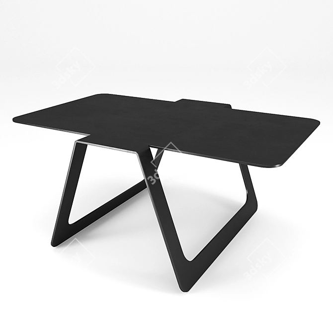 DROMMEL Scandic2 – Stylish Space-Saving Table 3D model image 1