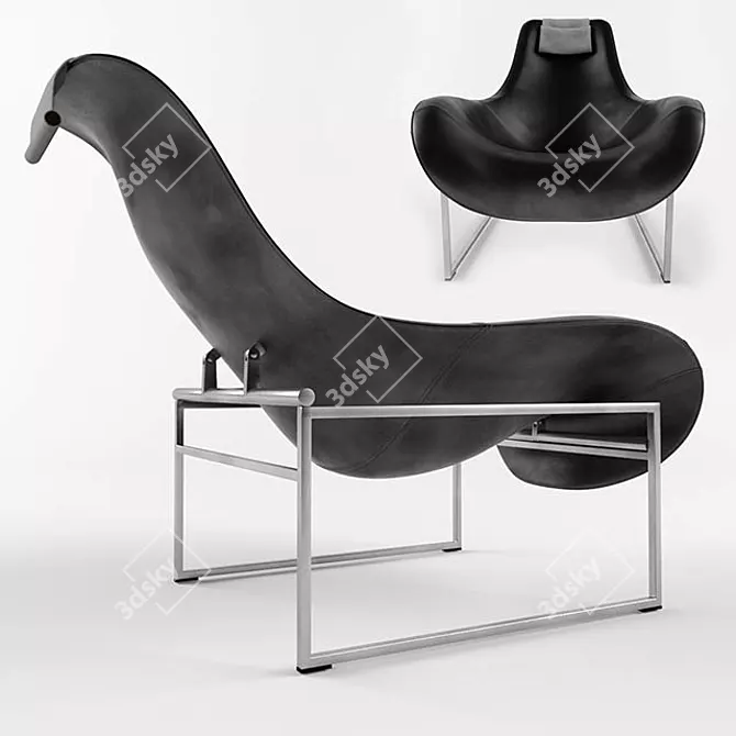 BB Italia Mart Citterio Armchair: Timeless Elegance 3D model image 2