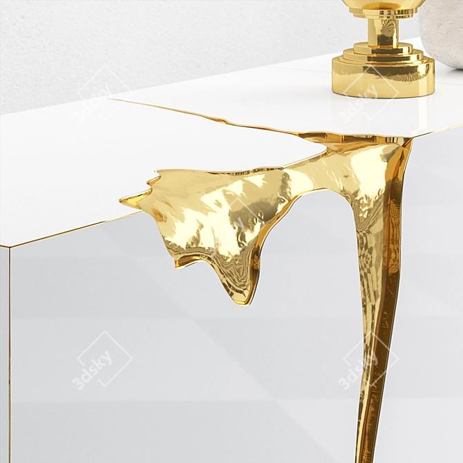 Luxury Lapiaz Sideboard: Stunning Elegance 3D model image 3