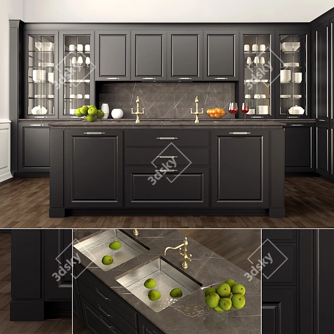 Elegance in the Kitchen: SCIC Gonzaga 3D model image 1