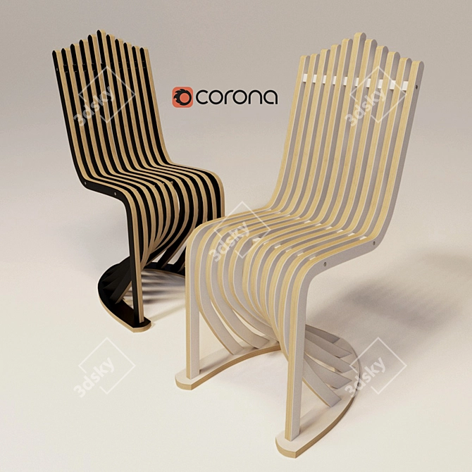 Designer Parametric Chair | TM Mimi 3D model image 1