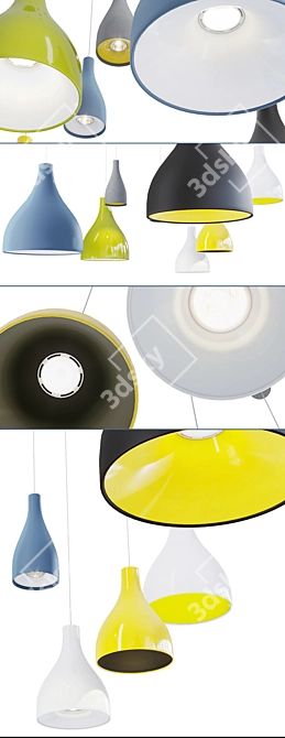 Exenia Willy LED Pendant Light 3D model image 2