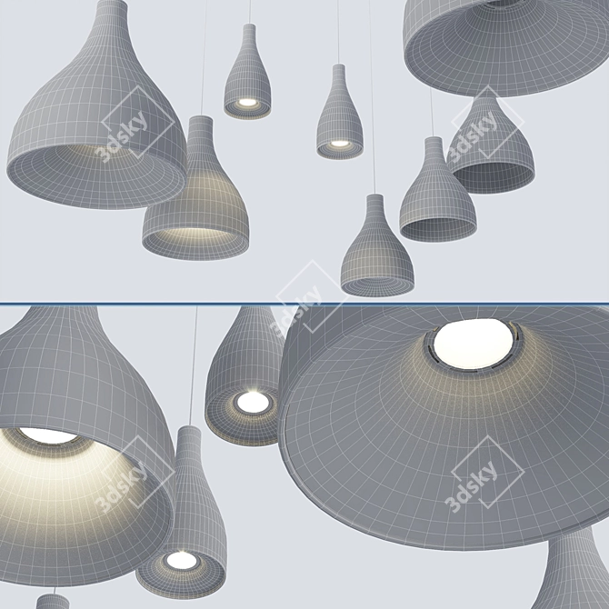 Exenia Willy LED Pendant Light 3D model image 3