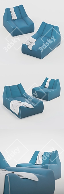 Laguna Marine Lounge Chair 3D model image 2