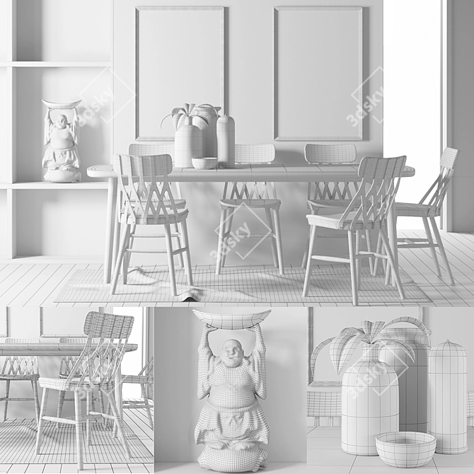 Title: Y5 by Sami Kallio: Elegant Scandinavian Furniture 3D model image 2
