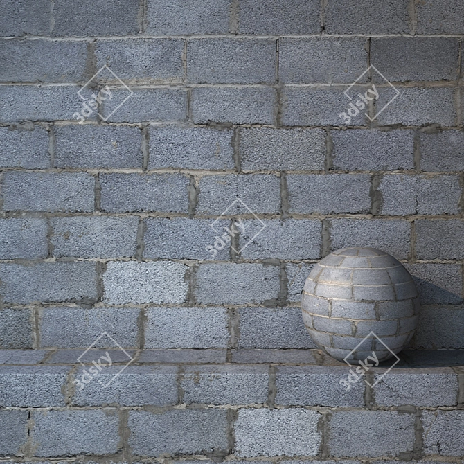 Seamless Plaster Texture - High Resolution 3D model image 1