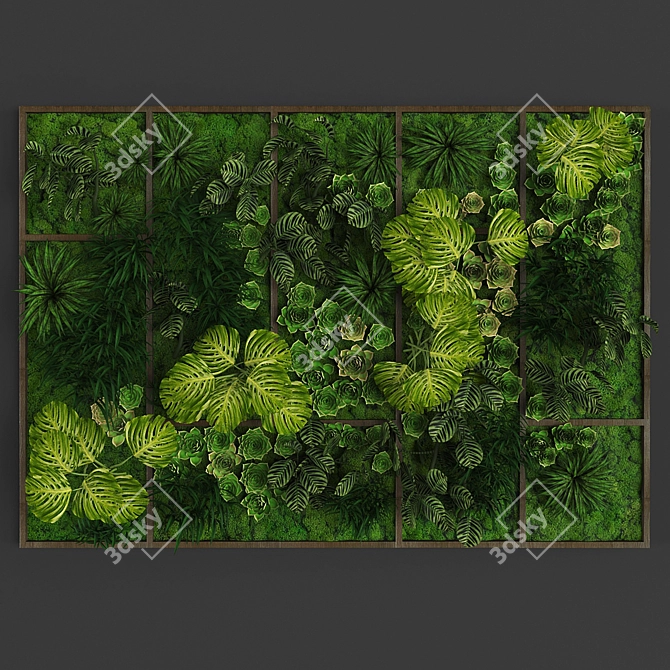 Vertical Greening System 3D model image 1