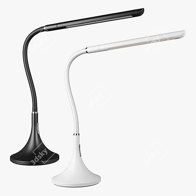 80891x Muro Lightstar: Sleek LED Table Lamp 3D model image 1