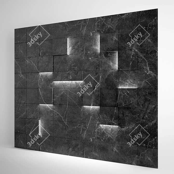 Versatile Wall Panel Set 3D model image 2