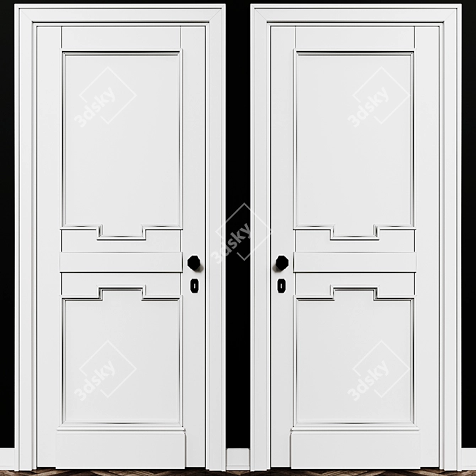 Title: Elegant Richelieu Door by Masterskaya Accent 3D model image 3