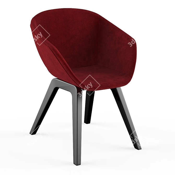 Modern Ergonomic Chair for Comfortable Seating 3D model image 1