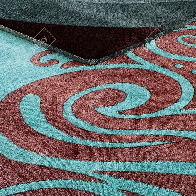 Fur-Infused Luxury: Jaipur Rug 09 3D model image 3