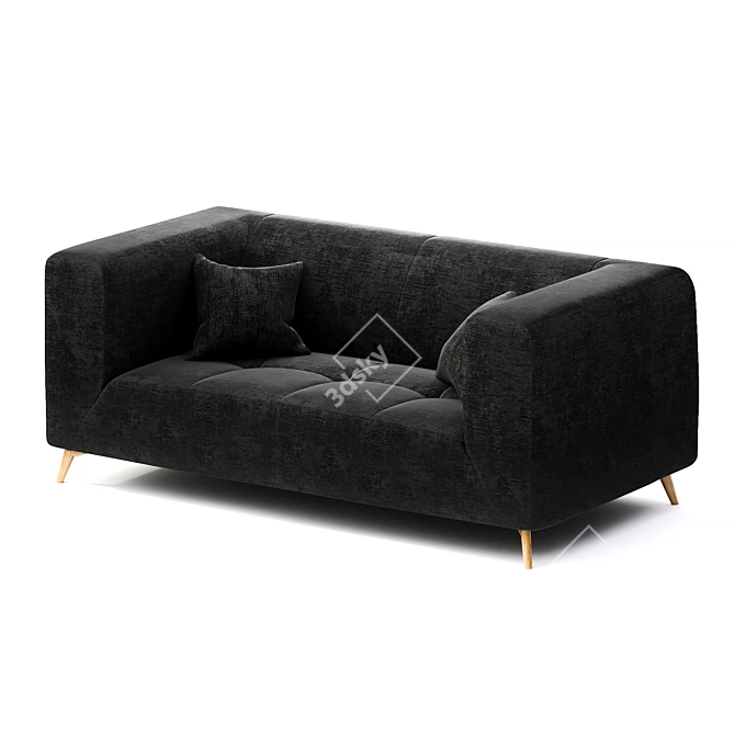 Toro 2 Seater Sofa - Modern Elegance 3D model image 1