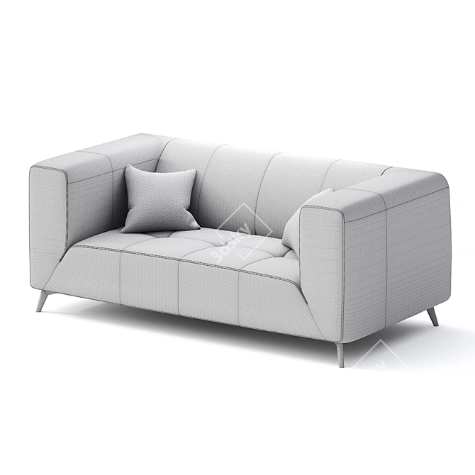 Toro 2 Seater Sofa - Modern Elegance 3D model image 2