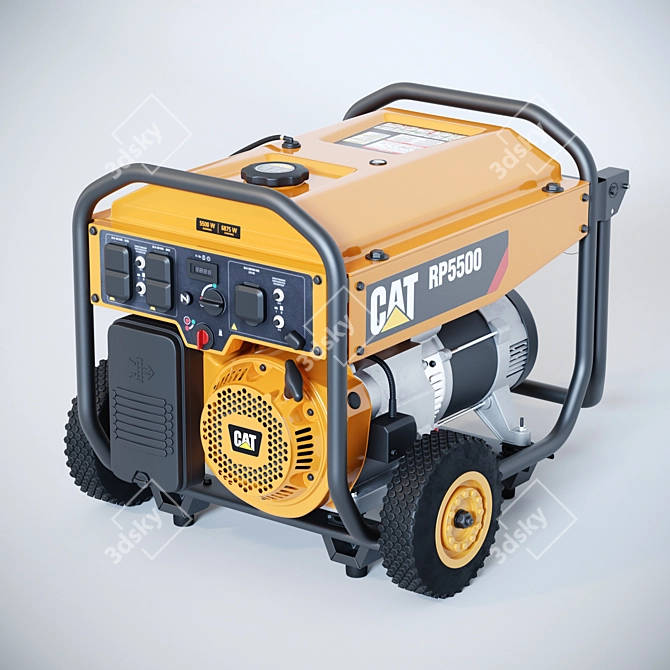 CAT RP 5500 Portable Generator 3D model image 2