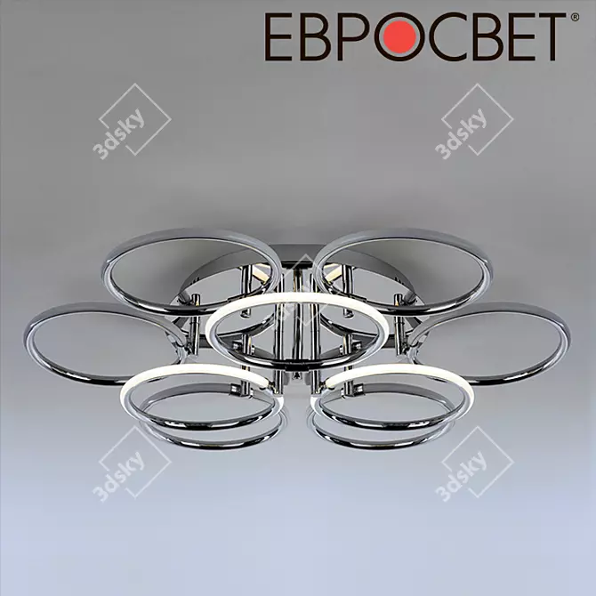 Eurolight LED Ceiling Lamp 3D model image 1