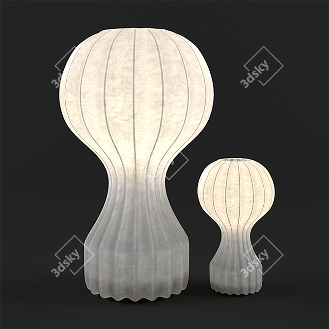 Glowing Gatto Lamp: Illuminating Elegance 3D model image 1