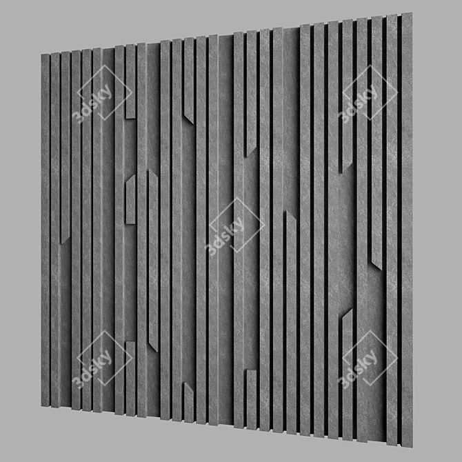 Modern Wall Panel 3D Models 3D model image 2