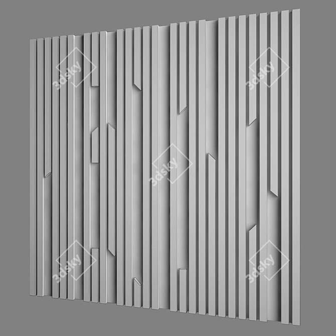 Modern Wall Panel 3D Models 3D model image 3