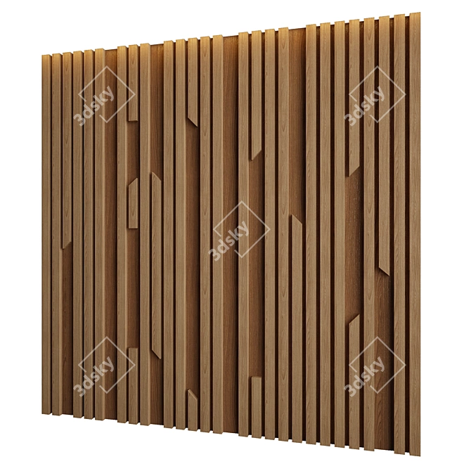 3D Wall Panel Collection 3D model image 2