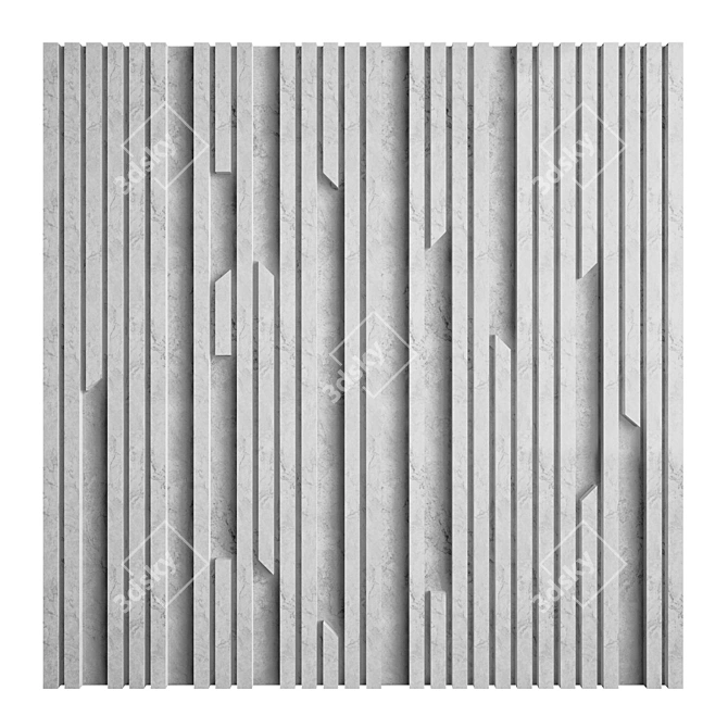 Architectural Wall Panel 16 3D model image 1