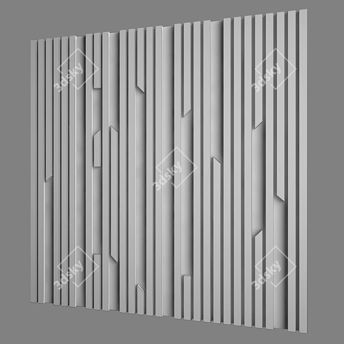 Architectural Wall Panel 16 3D model image 3