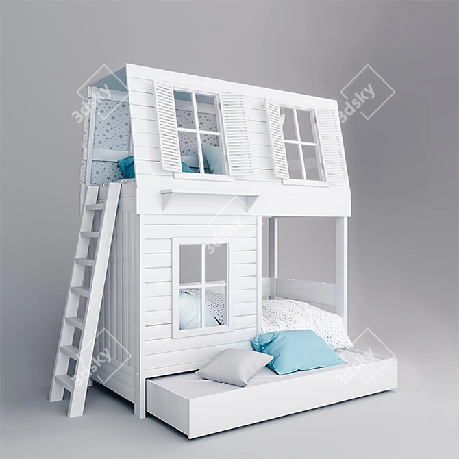 Dream House: Children's Bed by "Bukvud 3D model image 2