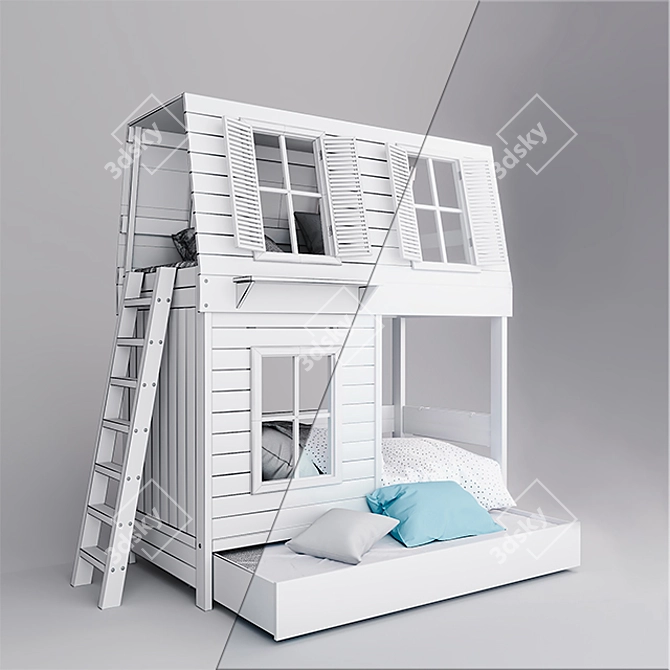 Dream House: Children's Bed by "Bukvud 3D model image 3