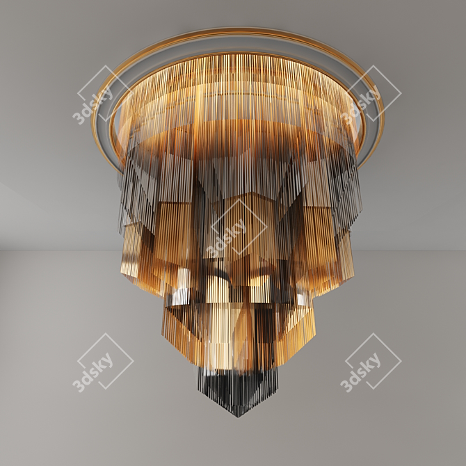 Elegant Illuminance: Ceiling Light 3D model image 1