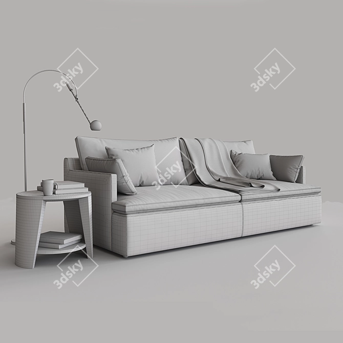 Restoration Hardware Cloud Track Sofa 3D model image 2