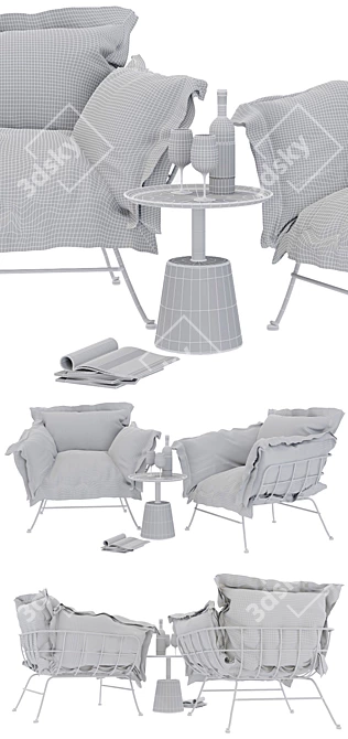 Loft Chill Chair - Contemporary Comfort 3D model image 3