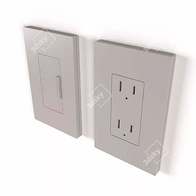 Lutron Smart Switch: Control Made Easy 3D model image 1