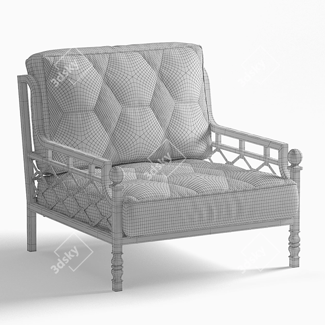 Legardo Outdoor Chair: Comfort and Style 3D model image 3