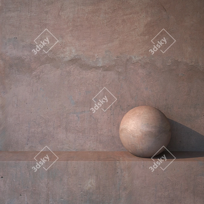 Seamless Plaster Texture 3D model image 1