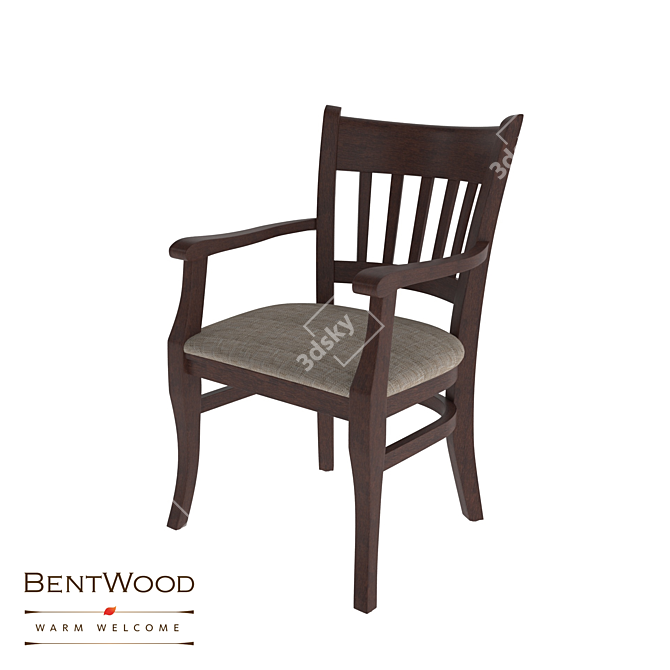 Liverpool Chair from BentWood: Elegant and Comfortable 3D model image 1