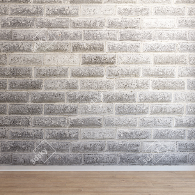 Seamless Masonry Blocks: Ultra HD Quality 3D model image 3