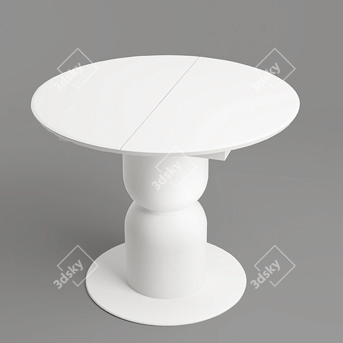 Sleek Capsule Table: Modern Design & Functionality 3D model image 1