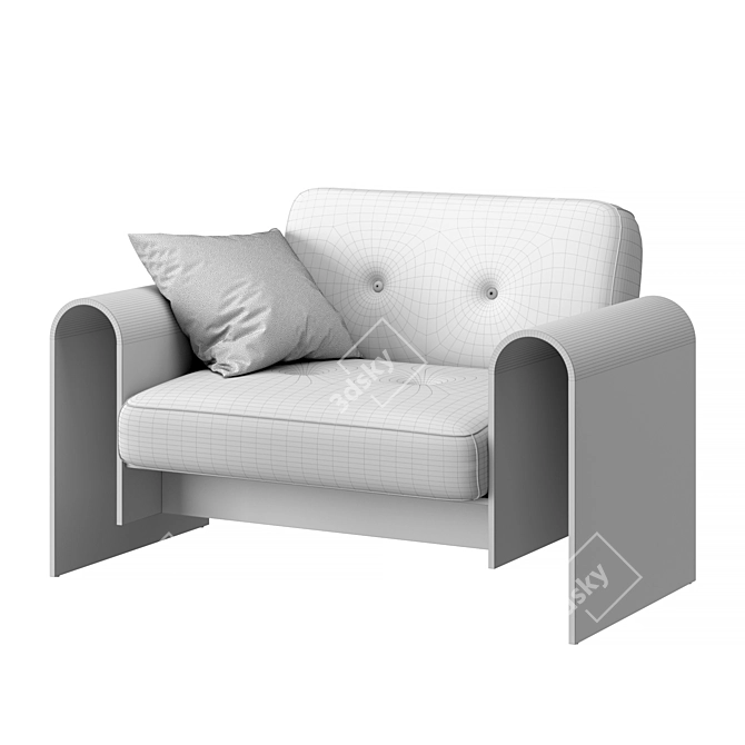 Iconic Brazil Lounge Chair 3D model image 3