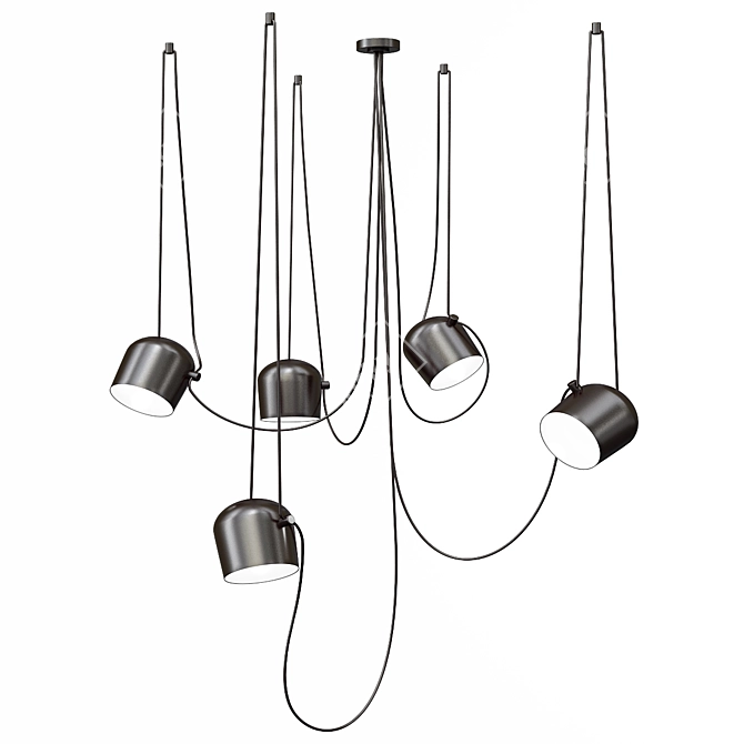 Minimalist LED Pendant Light 3D model image 1