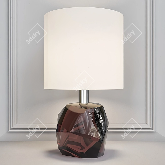 Barbara Barry Baker Gemstone Lamp 3D model image 1