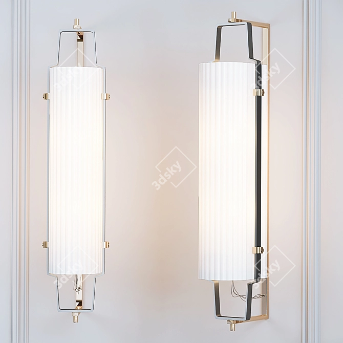 Title: Authentic Italian Sconce Design 3D model image 1