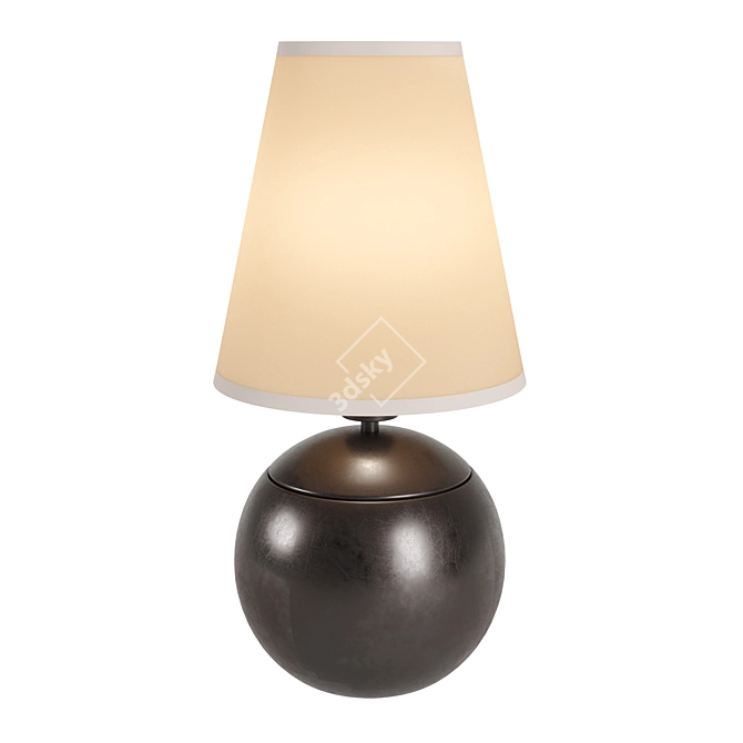 Bronze Table Lamp: Thomas OBrien Terri 3D model image 1