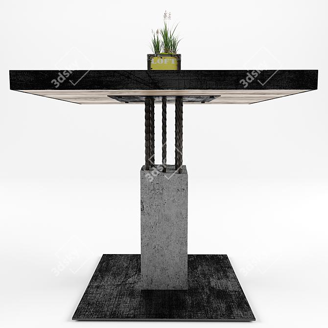 Compact Armature Table 3D model image 1