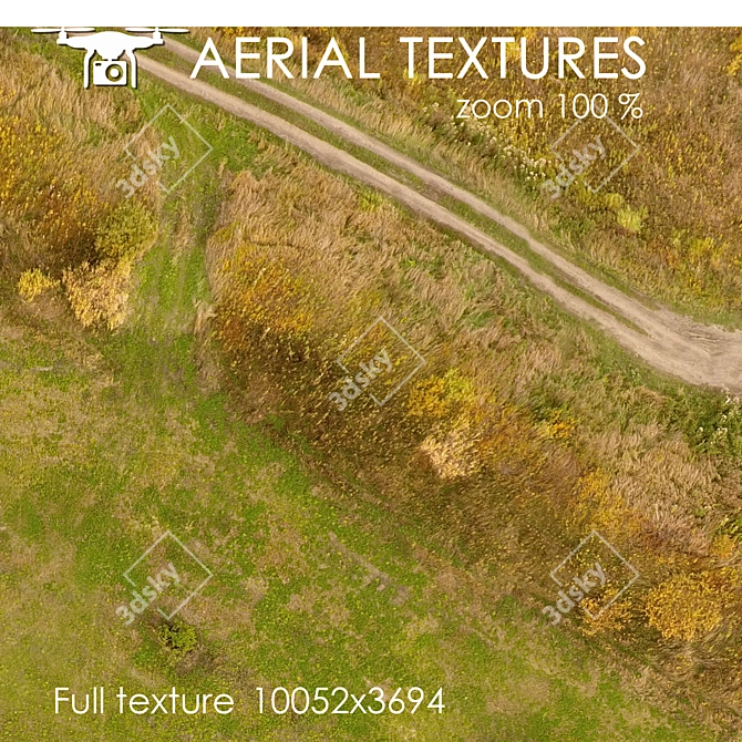 Aerial Texture for Exterior Designs 3D model image 3